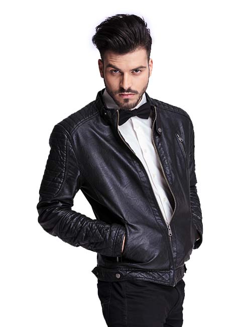 Black Leather Jacket - Image 4